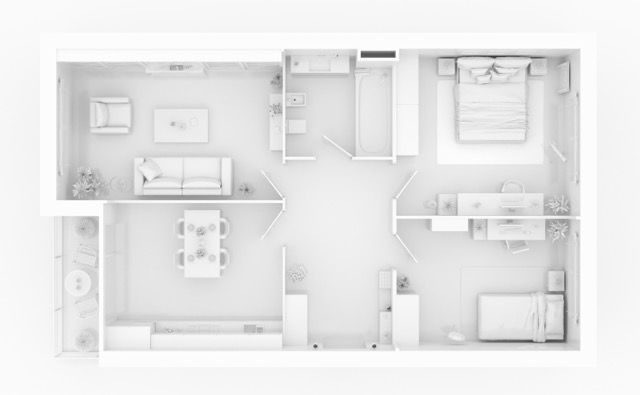 Distribución diseño interior casa