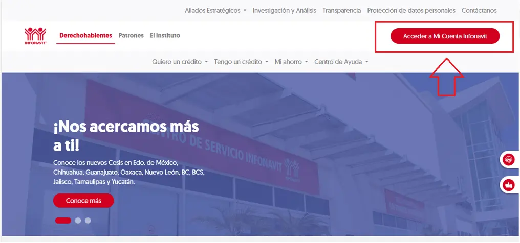 Como acceder a mi cuenta Infonavit?