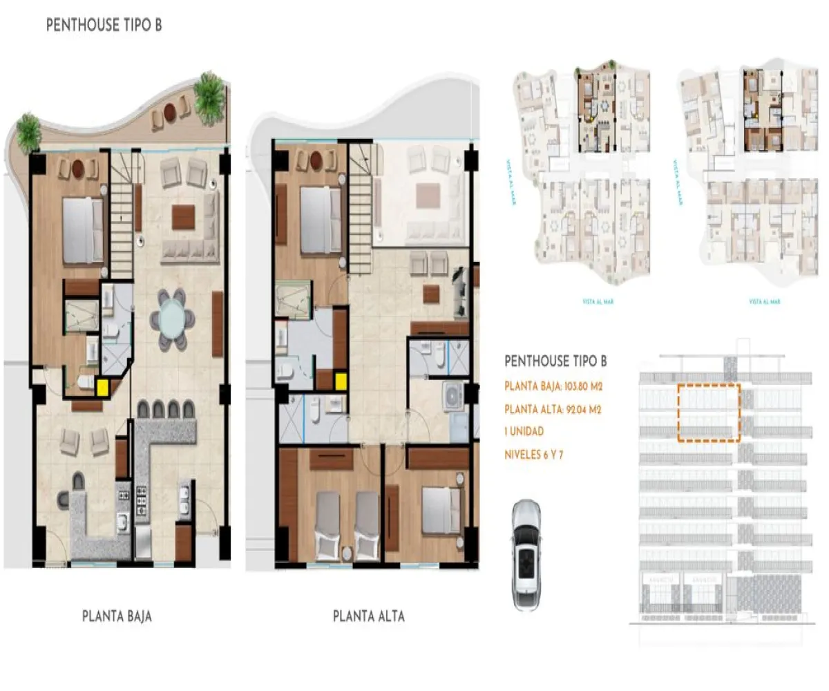 Departamento En Venta,Bucerías Centro,Torre Las Olas bucerias S/N, Bahía de Banderas, Nayarit 63732, 4 Habitaciones,5 Baños,Torre Las Olas bucerias ,2,pKRHUfD