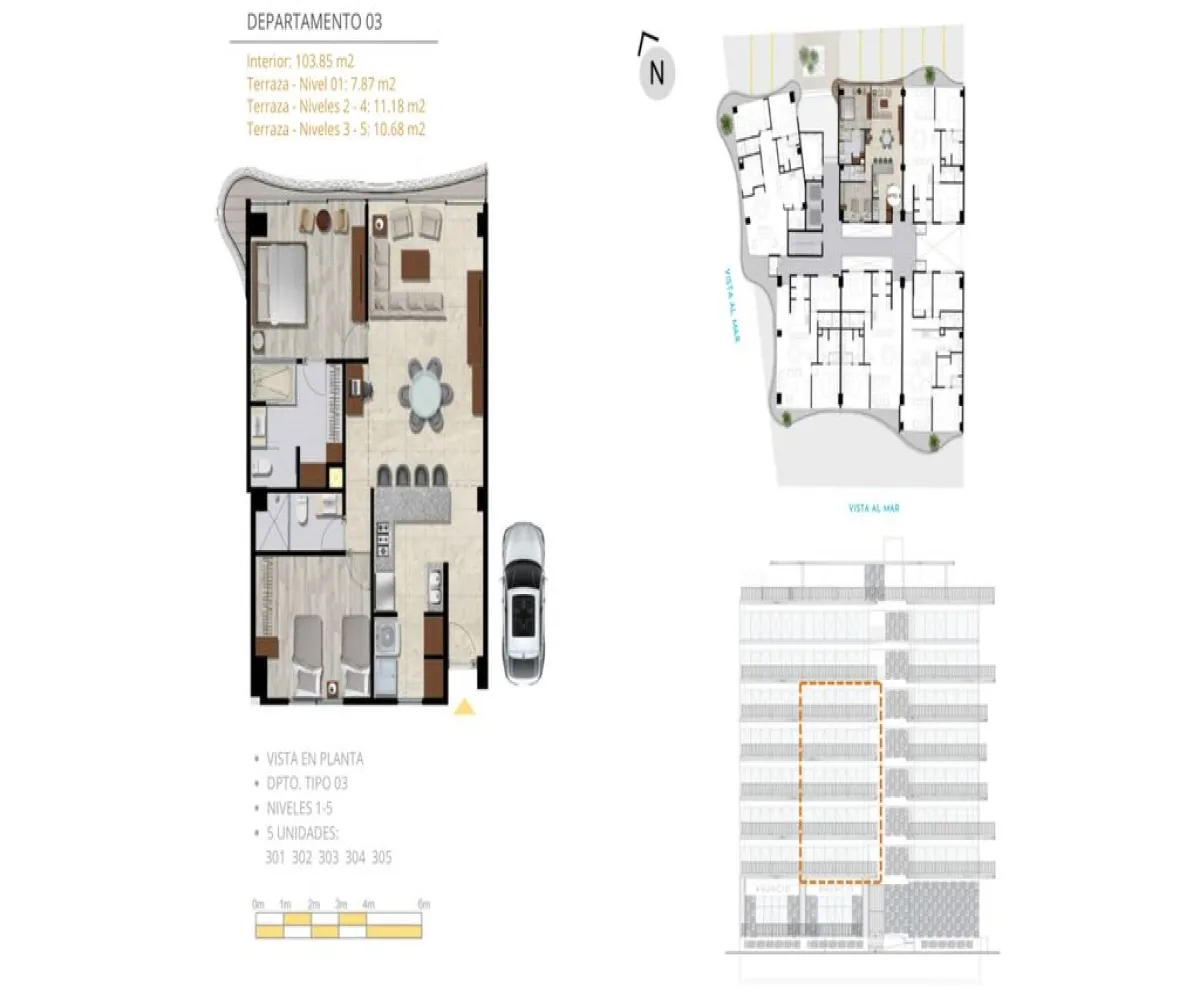 Departamento En Venta,Bucerías Centro,Torre Las Olas bucerias S/N, Bahía de Banderas, Nayarit 63732, 4 Habitaciones,5 Baños,Torre Las Olas bucerias ,2,pKRHUfD