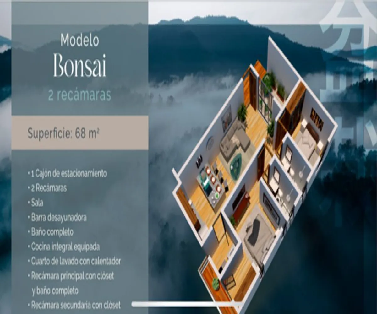 Departamento En PreVenta,Huentitán El Alto,Volcán Fujiyama 5540 00, Guadalajara, Jalisco 44390, 2 Habitaciones,2 Baños,Volcán Fujiyama ,1,p1OXiIM