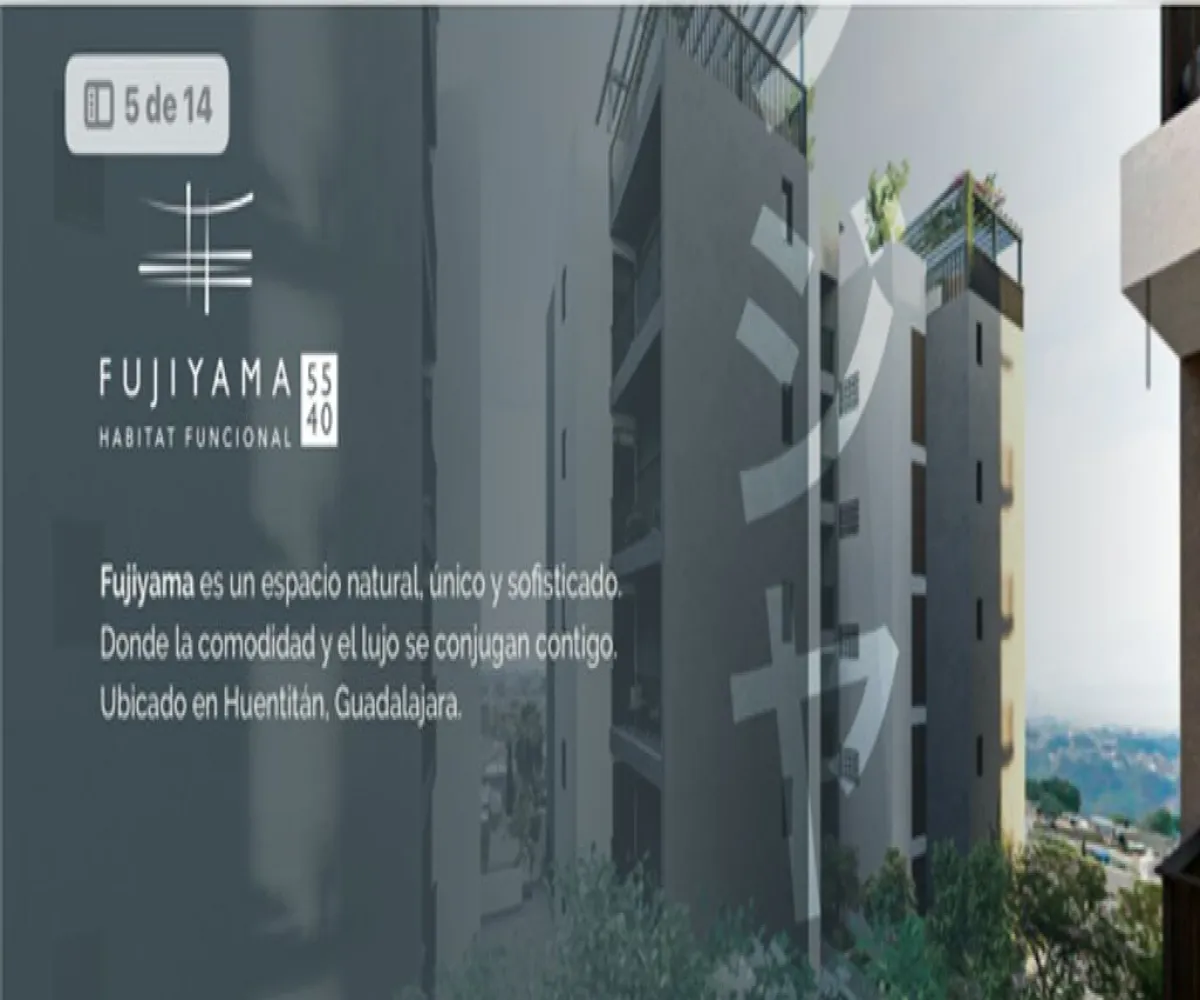 Departamento En PreVenta,Huentitán El Alto,Volcán Fujiyama 5540 00, Guadalajara, Jalisco 44390, 2 Habitaciones,2 Baños,Volcán Fujiyama ,1,p1OXiIM