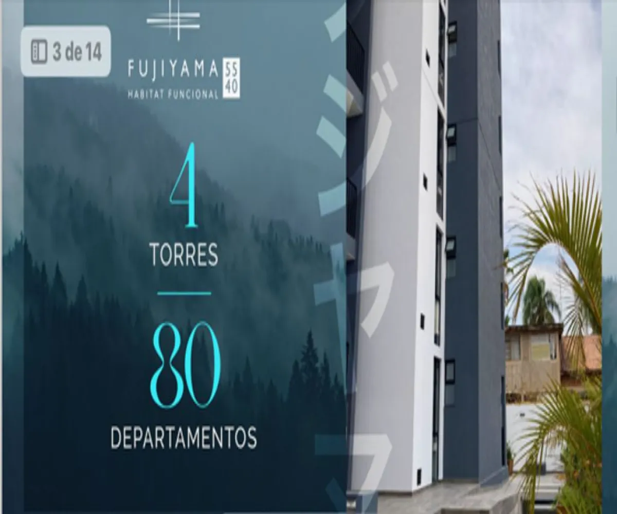 Departamento En PreVenta,Huentitán El Alto,Volcán Fujiyama 5540 00, Guadalajara, Jalisco 44390, 2 Habitaciones,2 Baños,Volcán Fujiyama ,1,p1OXiIM