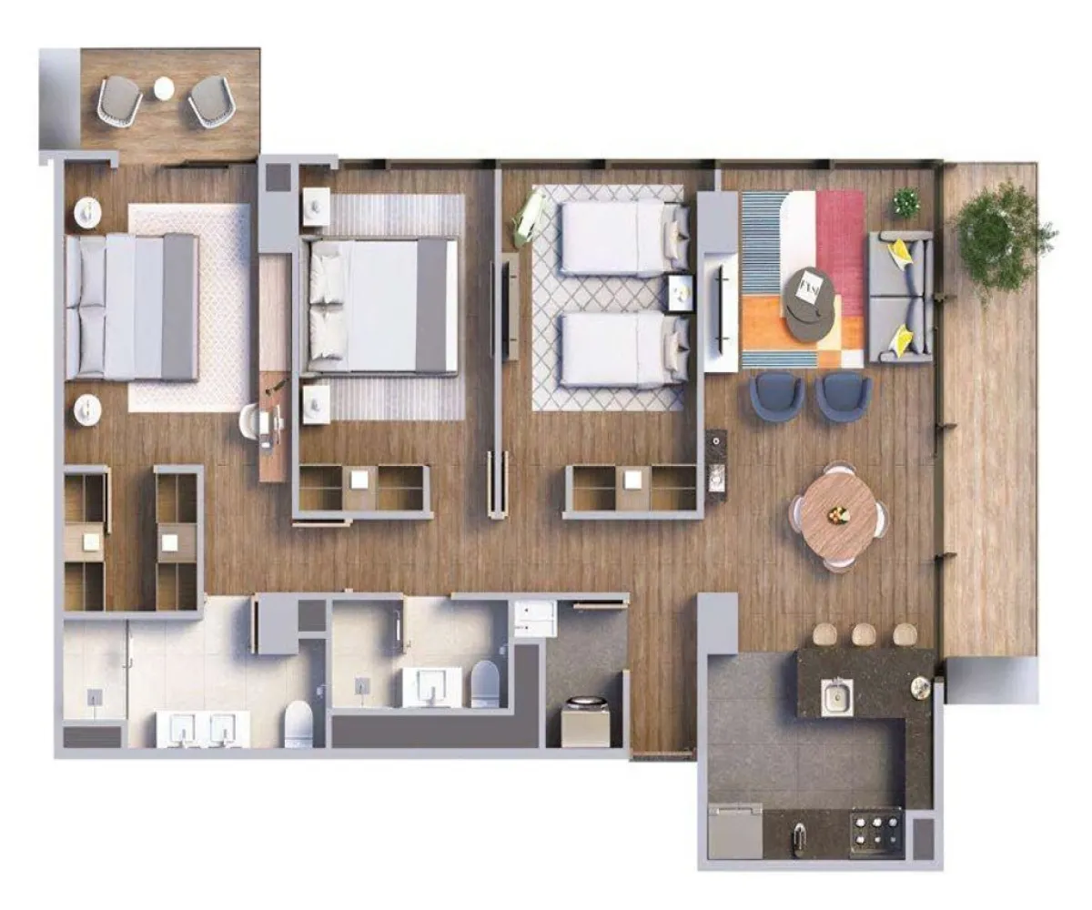 Departamento En Venta,Ladron De Guevara,Avenida de las Américas 505, Ladron De Guevara, Jalisco 44650, 2 Habitaciones,2 Baños,Avenida de las Américas,1,p2tcMXZ