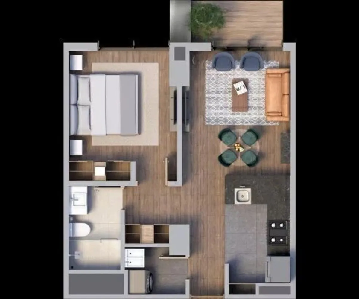 Departamento En Venta,Ladron De Guevara,Avenida de las Américas 505, Ladron De Guevara, Jalisco 44650, 2 Habitaciones,2 Baños,Avenida de las Américas,1,p2tcMXZ