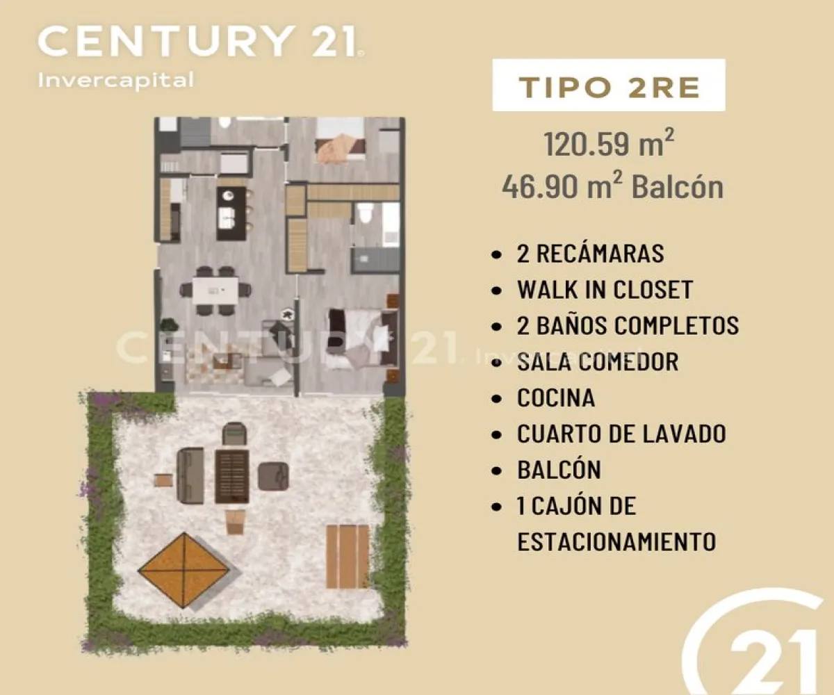 Departamento En PreVenta,Zapopan Centro,Prol. Av. Americas 308, Zapopan, Jalisco 45100, 1 Cuarto,1 Baño,Prol. Av. Americas,14,pwvzJmv