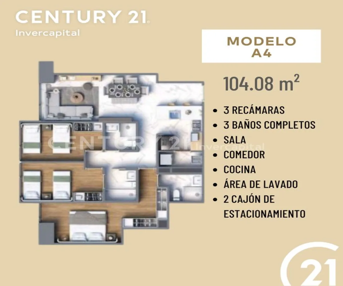 Casa En PreVenta,Juan Manuel Vallarta,Av. México 5100, Zapopan, Jalisco 45120, 2 Habitaciones,2 Baños,Av. México ,1,pg07iXD