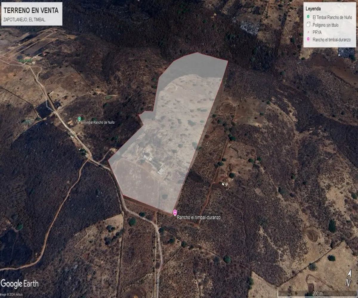 Terreno En Venta,zapotlanejo,PREDIO EL TIMBAL S/N, Zapotlanejo, Jalisco 45430,PREDIO EL TIMBAL,p76vCe0