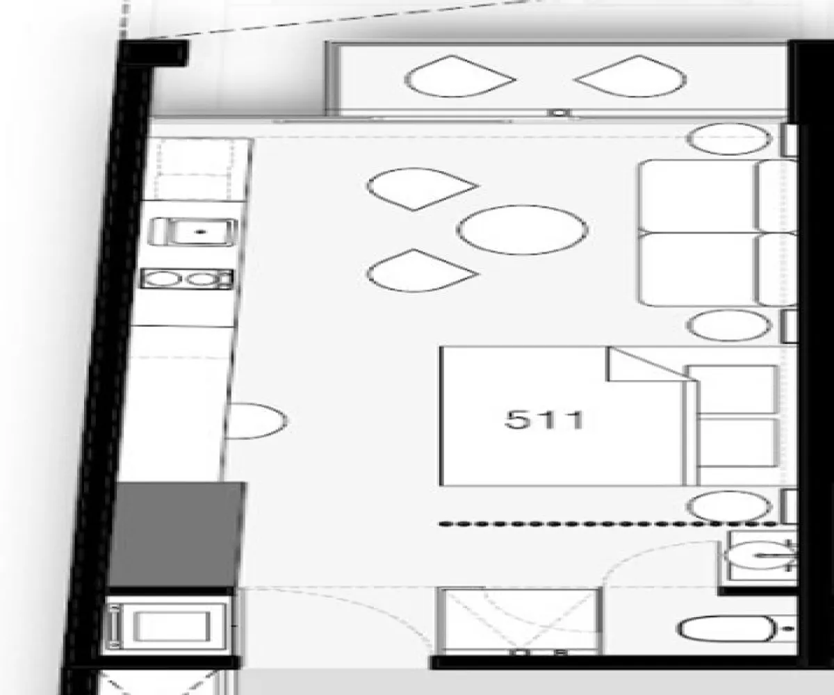 Departamento En Venta,El Pedregal,Calle 46 Norte 1234 511, Solidaridad, Quintana Roo 77712, 1 Cuarto,1 Baño,Calle 46 Norte,1,prWGE3K