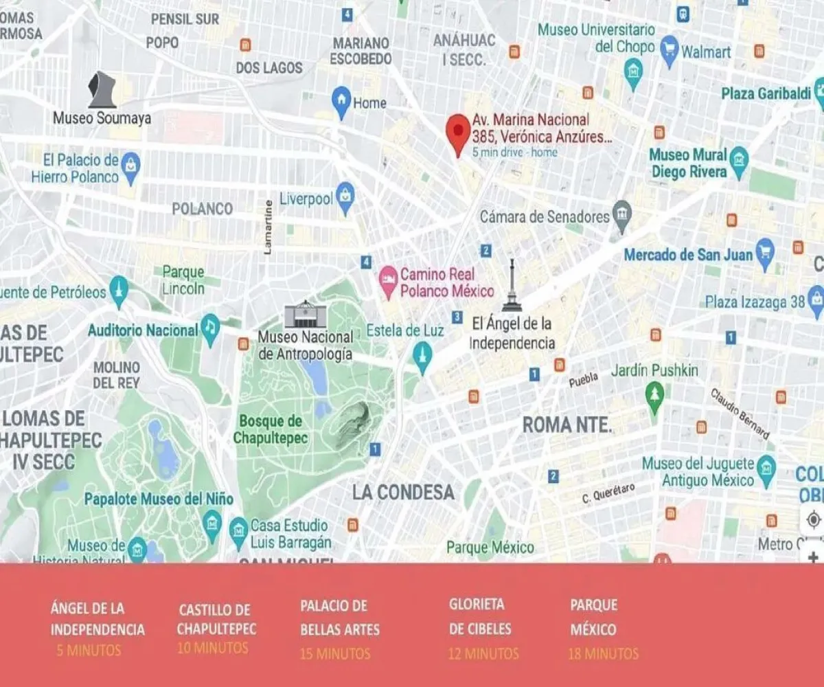Departamento En Venta,Verónica Anzúres,Avenida Marina Nacional 385 1207, Miguel Hidalgo, Ciudad de México 11300, 2 Habitaciones,2 Baños,Avenida Marina Nacional,1,pFSaDe1