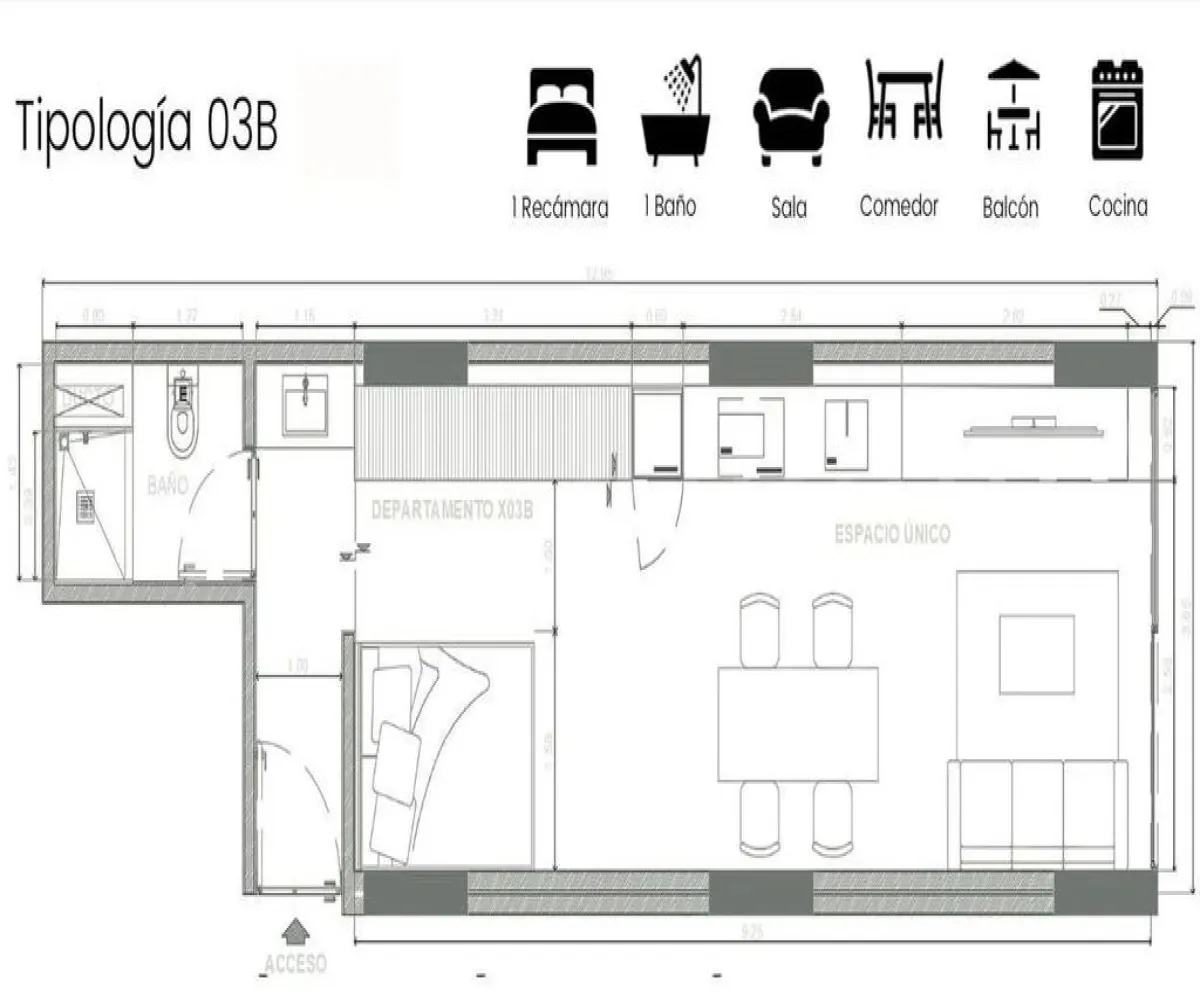 Departamento En PreVenta,Colonia Condesa,Circuito Interior Mtro. José Vasconcelos 82 203B, Cuauhtémoc, Ciudad de México 06140, 1 Cuarto,1 Baño,Circuito Interior Mtro. José Vasconcelos,1,pdzXrs4