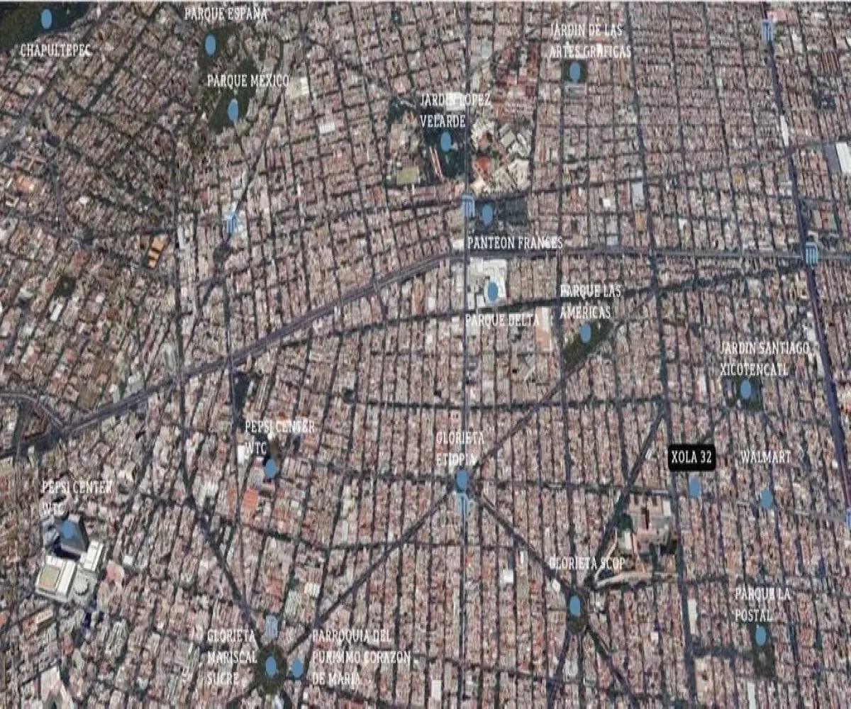 Departamento En PreVenta,Álamos,Xola 32 PH10, Benito Juárez, Ciudad de México 03400, 2 Habitaciones,2 Baños,Xola,1,pTM6wcZ