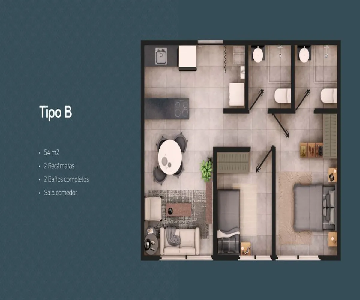 Departamento En Venta,Moderna,Calle Bruselas 508, Guadalajara, Jalisco 44190, 2 Habitaciones,2 Baños,Calle Bruselas,1,pW5vq5N