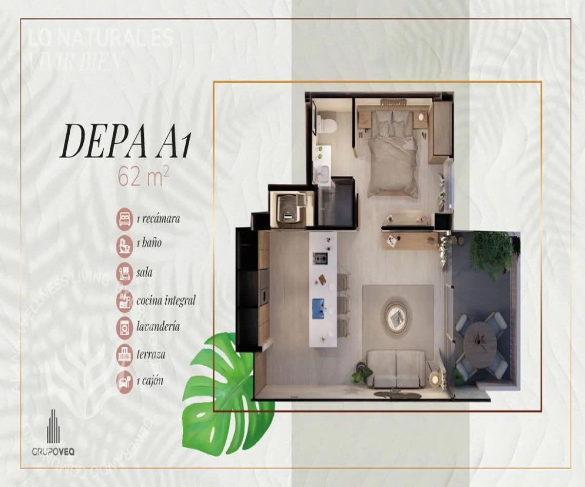 Departamento En Venta,Valle Dorado,Tepic - Puerto Vallarta 1, Bahía de Banderas, Nayarit 63735, 1 Cuarto,1 Baño,Tepic - Puerto Vallarta,1,pqpcG7m