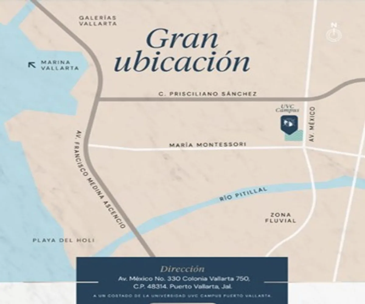 Departamento En Venta,Fluvial Vallarta,Avenida Mexico 330, Puerto Vallarta, Jalisco 48314, 3 Habitaciones,4 Baños,Avenida Mexico,1,p44Xxjl
