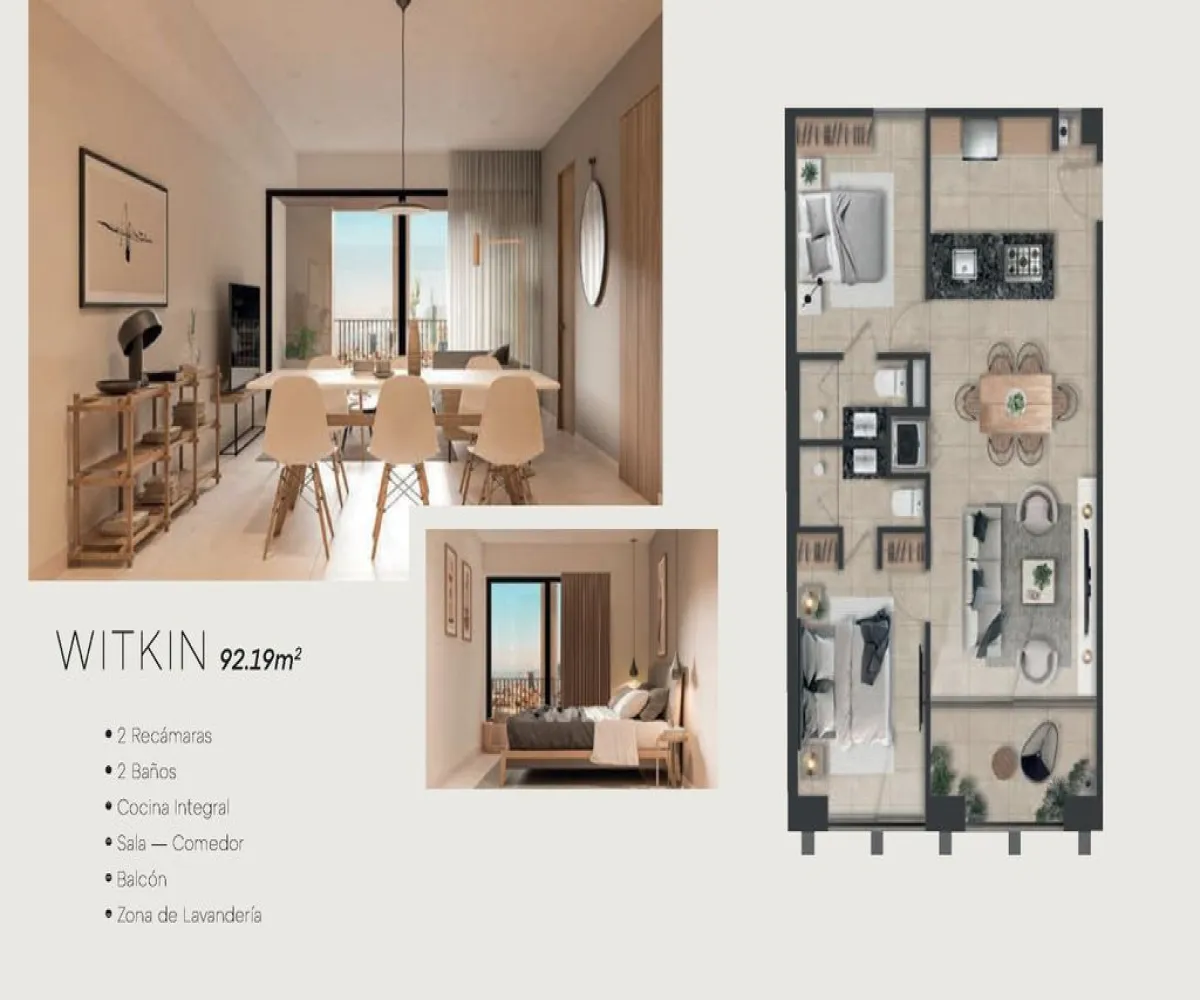 Departamento En Venta,Arcos Vallarta,Avenida José María Morelos 2080, Guadalajara, Jalisco 44130, 2 Habitaciones,2 Baños,Avenida José María Morelos,1,p0qbqUE