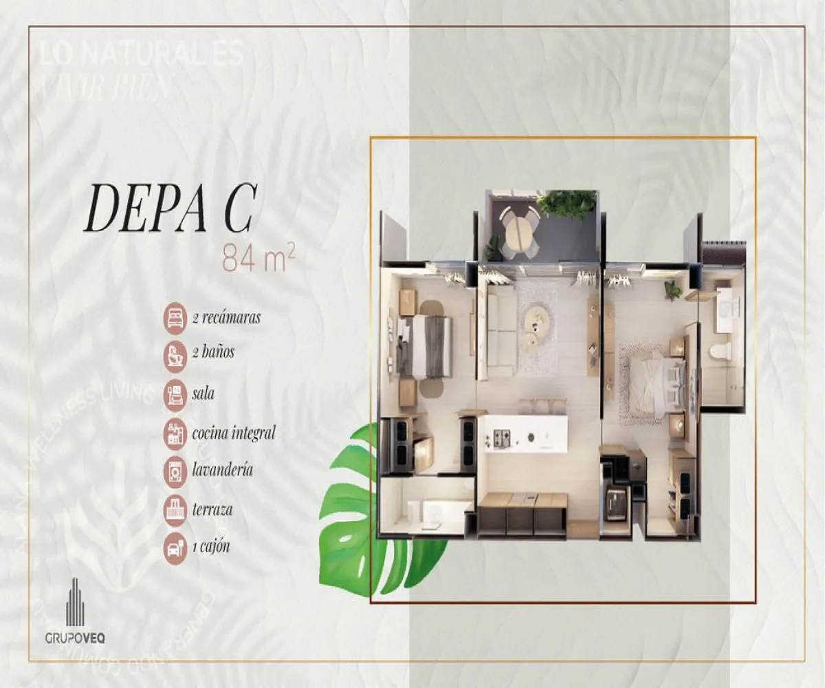 Departamento En Venta,Valle Dorado,Tepic - Puerto Vallarta 1, Bahía de Banderas, Nayarit 63735, 2 Habitaciones,2 Baños,Tepic - Puerto Vallarta,1,pZ4pfdF