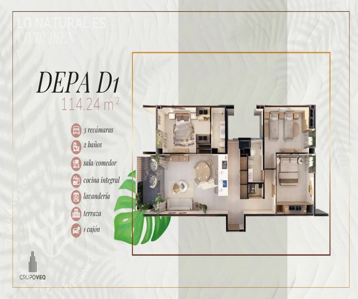 Departamento En Venta,Valle Dorado,Tepic - Puerto Vallarta 1, Bahía de Banderas, Nayarit 63735, 3 Habitaciones,2 Baños,Tepic - Puerto Vallarta,1,p4Y2KeD