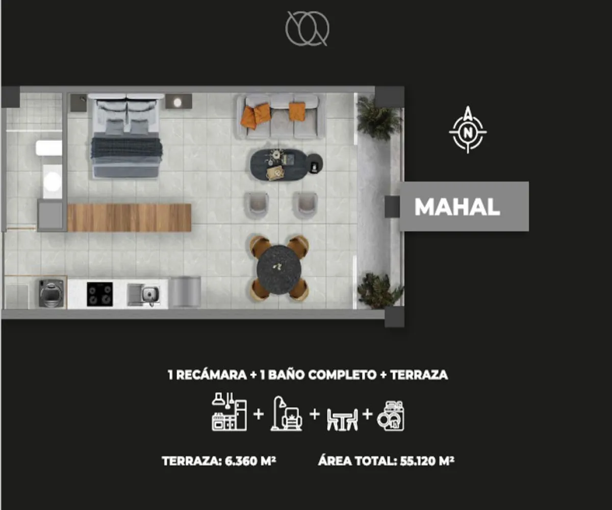 Departamento En PreVenta,Ladron De Guevara,Avenida Miguel Hidalgo y Costilla 1402, Guadalajara, Jalisco 44600, 1 Cuarto,1 Baño,Avenida Miguel Hidalgo y Costilla,1,pMsxspd