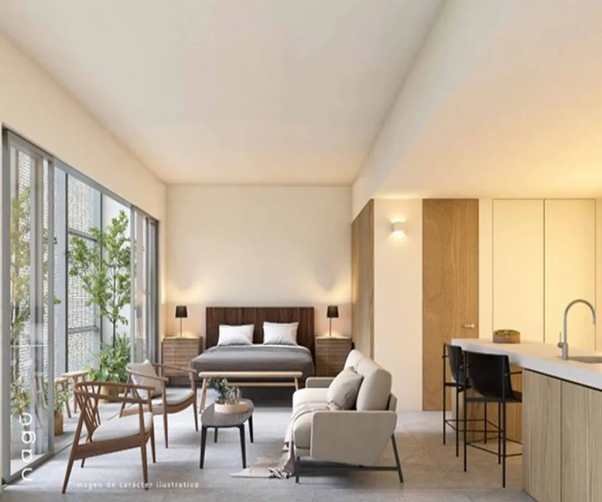 Departamento En PreVenta,Santa Fe,Calle Eva Briseño 593 203, Zapopan, Jalisco 45168, 1 Cuarto,1 Baño,Calle Eva Briseño,1,pE8jLVm