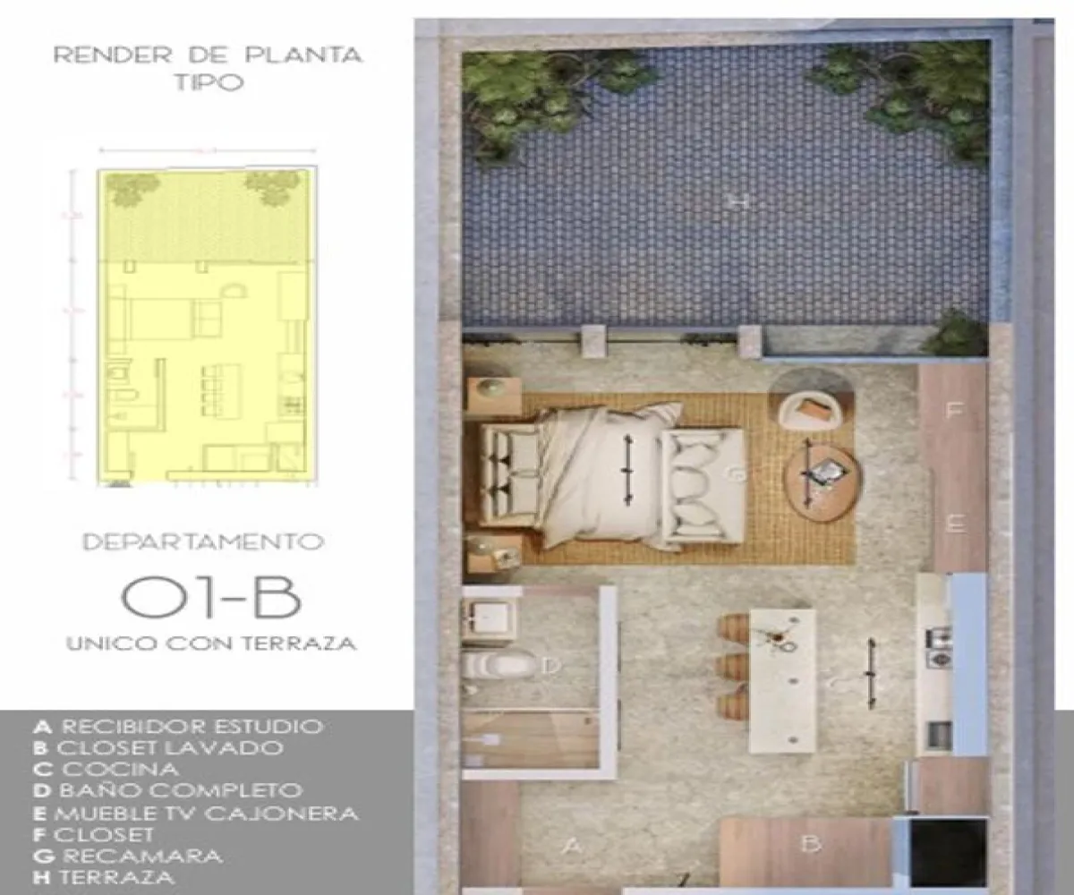 Departamento En PreVenta,Reforma,Calle Valentín Gómez Farías 615, Guadalajara, Jalisco 44159, 1 Cuarto,1 Baño,Calle Valentín Gómez Farías,1,pXoYPKg