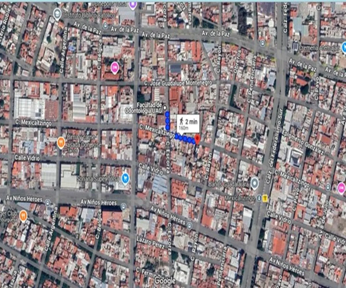 Departamento En Renta,Americana,Calle Mexicaltzingo 1415, Guadalajara, Jalisco 44160, 2 Habitaciones,2 Baños,Calle Mexicaltzingo,1,phSMf8h