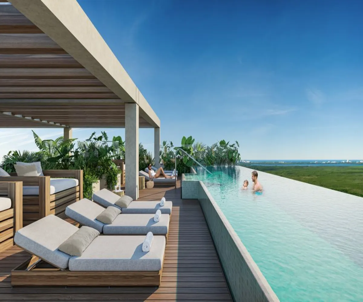 Departamento En PreVenta,Cancun, Quintana Roo,Luis Donaldo Colosio 77560 Cancun Quintana Roo S/N, Benito Juárez, Quintana Roo 77515, 1 Cuarto,1 Baño,Luis Donaldo Colosio 77560 Cancun Quintana Roo,1,pgbcHFU