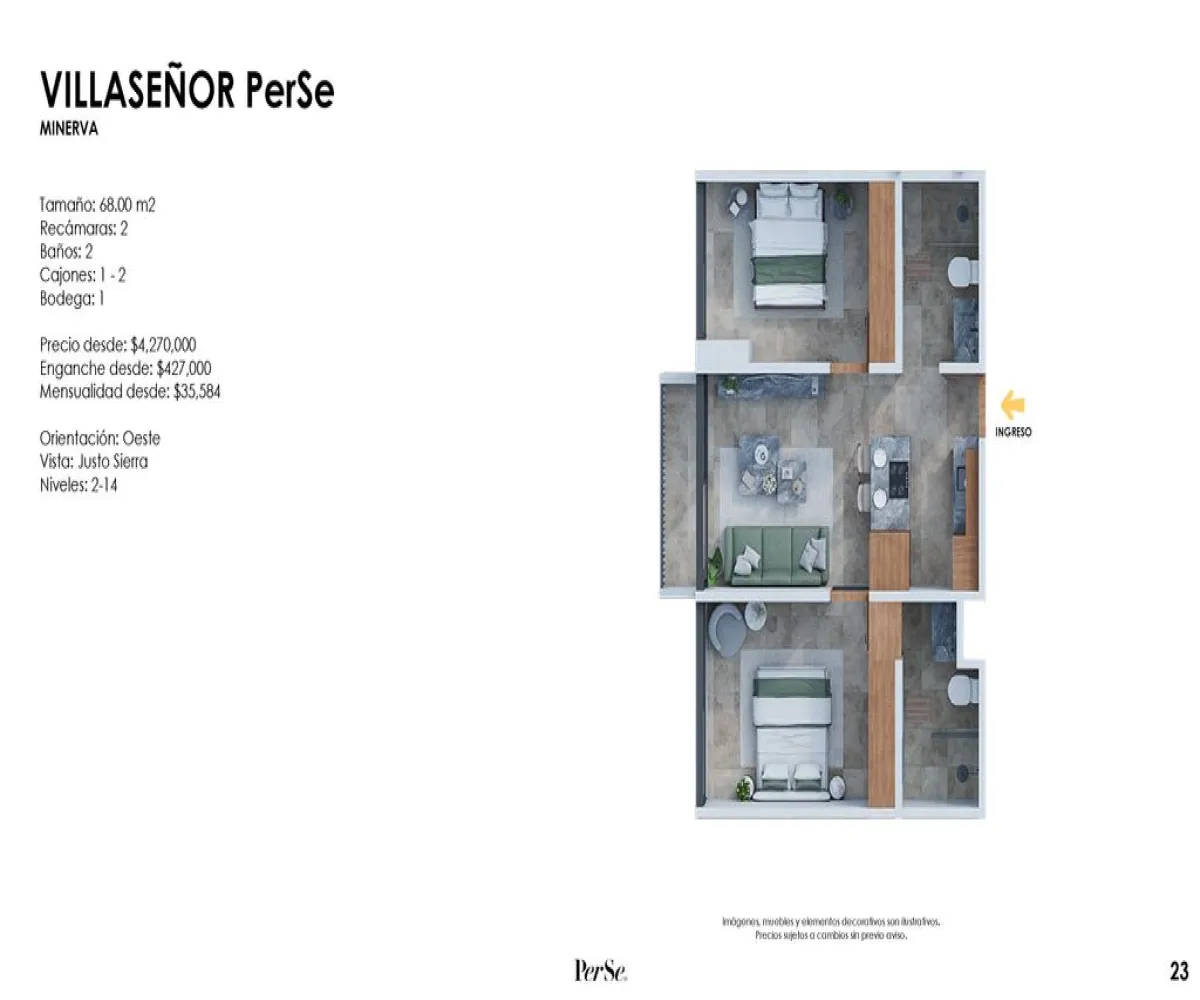 Departamento En Venta,Arcos Vallarta,Calle Pablo Villaseñor 131, Guadalajara, Jalisco 44130, 2 Habitaciones,2 Baños,Calle Pablo Villaseñor,1,pAcHua2