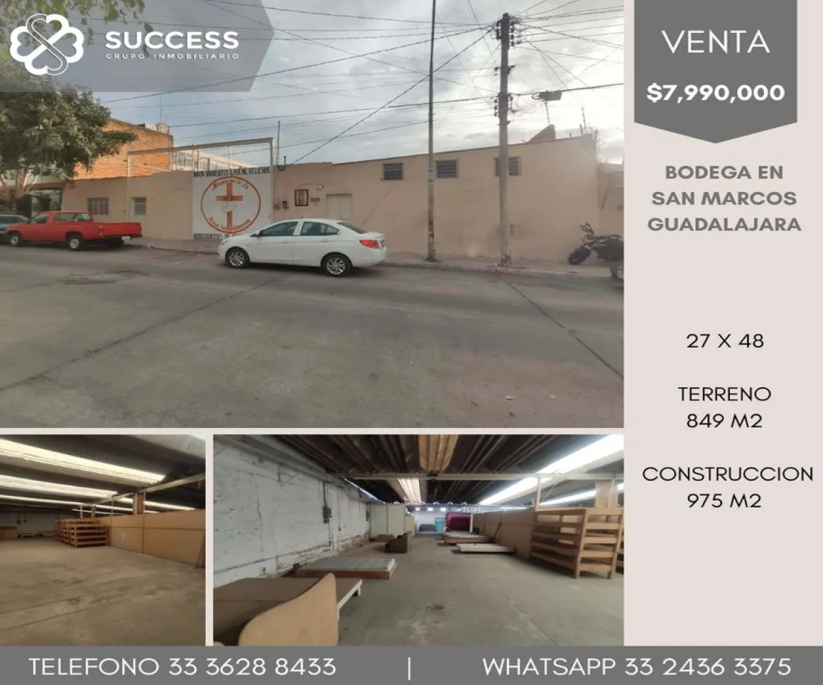 Bodega En Venta,San Marcos,San Marcos |, Guadalajara, Jalisco 44330,5 Baños,San Marcos,1,pPcqHQu