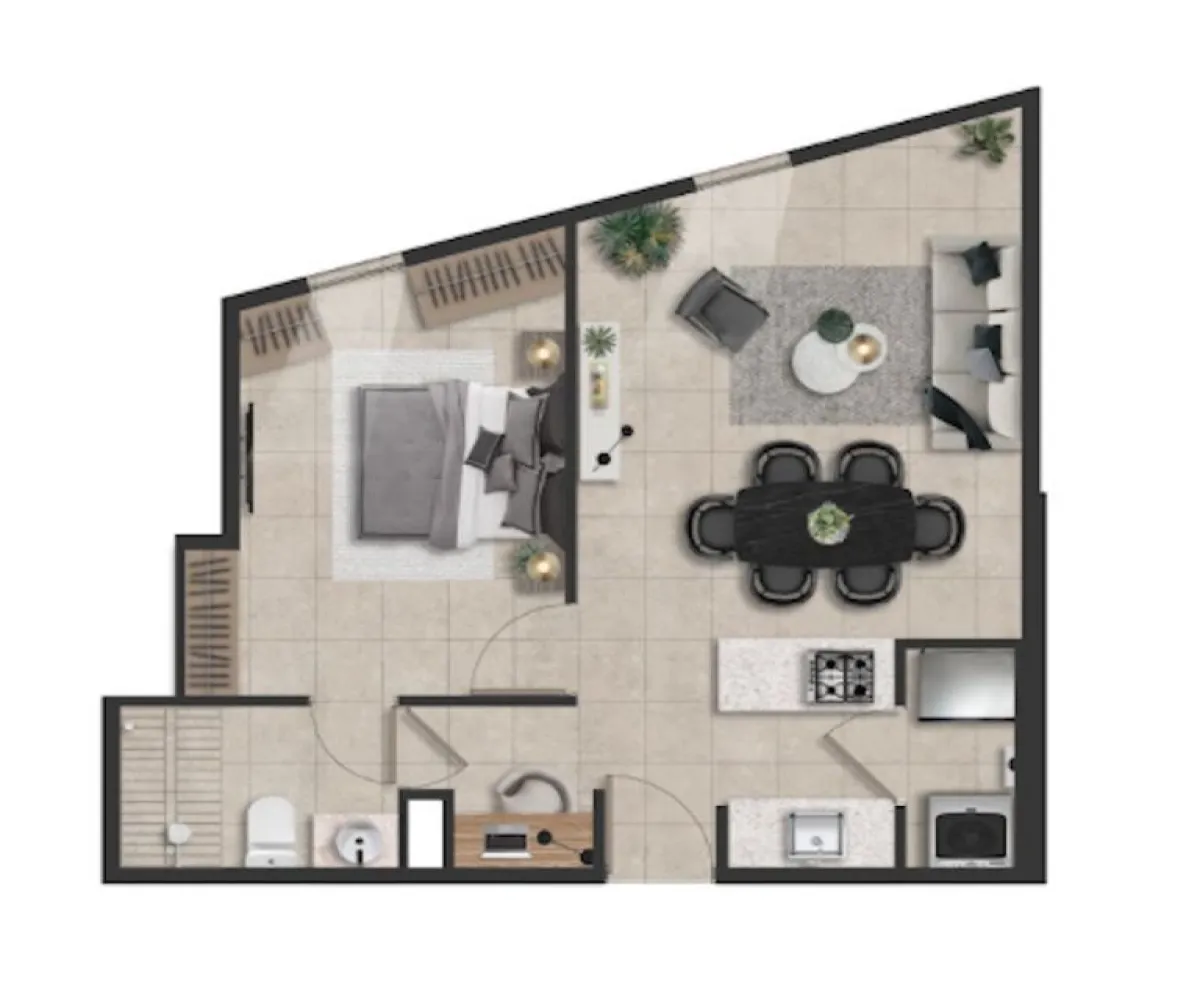 Departamento En Venta,Zapopan Centro,Avenida José Parres Arias 175, Zapopan, Jalisco 45160, 2 Habitaciones,2 Baños,Avenida José Parres Arias,1,p9BUb0B
