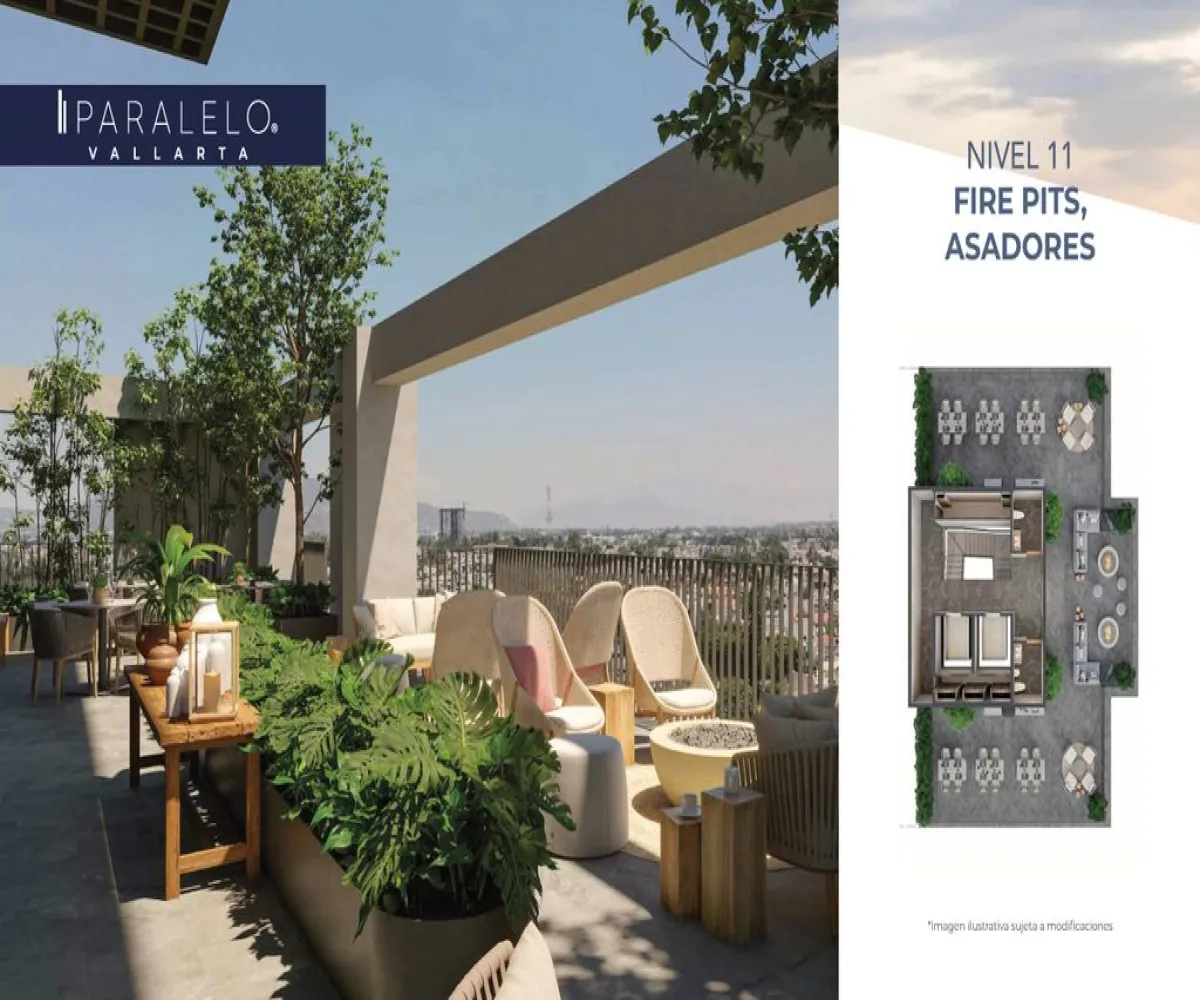 Departamento En Venta,Santa María del Pueblito,Avenida Ignacio L Vallarta 5599, Zapopan, Jalisco 45018, 2 Habitaciones,2 Baños,Avenida Ignacio L Vallarta,1,pfdo3aQ