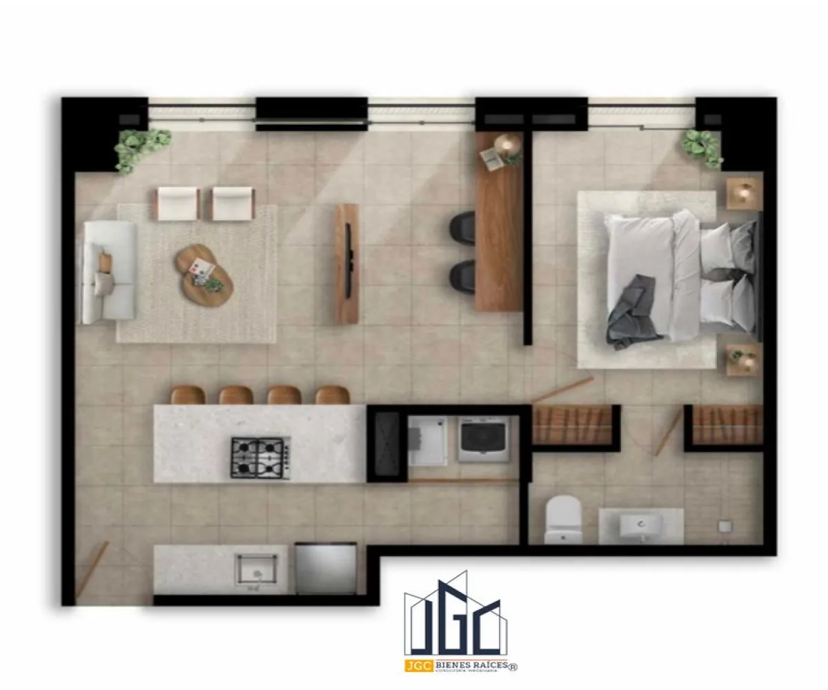 Departamento En PreVenta,Villas del Country,Calle Pedro Antonio Buzeta 1062, Guadalajara, Jalisco 44600, 1 Cuarto,1 Baño,Calle Pedro Antonio Buzeta,1,pkmpHpD