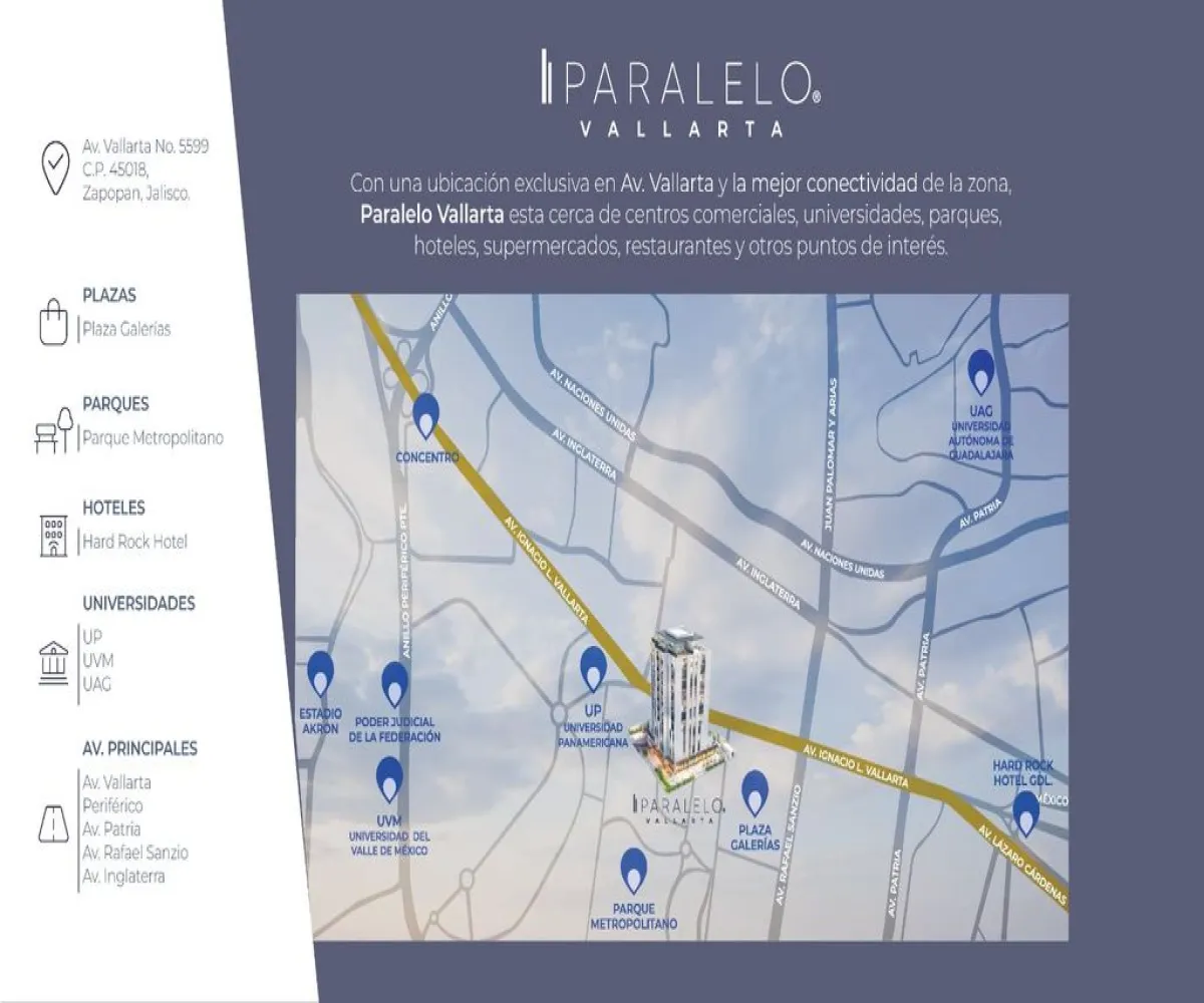 Departamento En Venta,Santa María del Pueblito,Avenida Ignacio L Vallarta 5599, Zapopan, Jalisco 45018, 1 Cuarto,1 Baño,Avenida Ignacio L Vallarta,1,p1OZ5jm