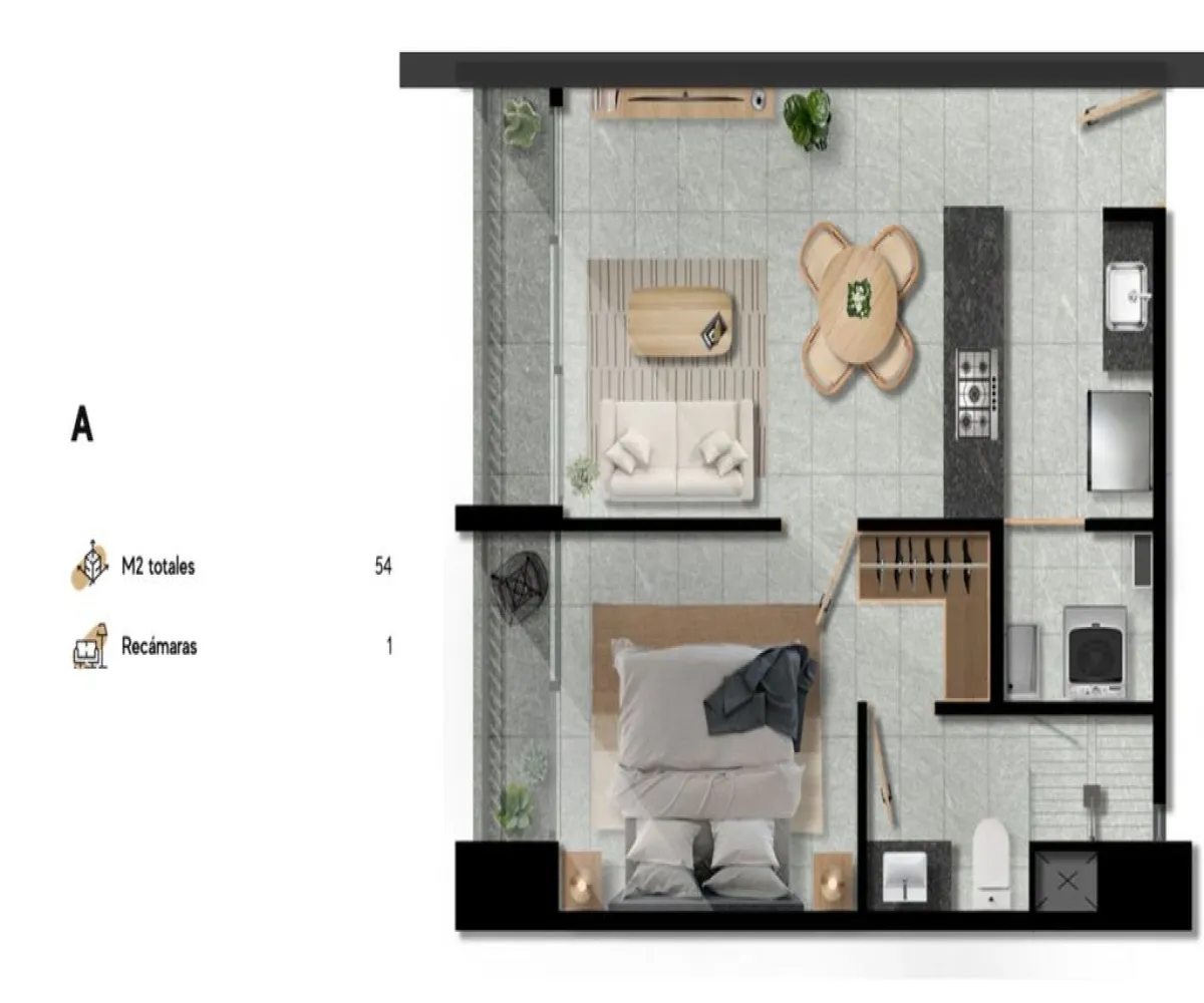 Departamento En PreVenta,Colomos Providencia,Calle Asunción 1930, Guadalajara, Jalisco 44660, 1 Cuarto,1 Baño,Calle Asunción,1,pi3Yg4l