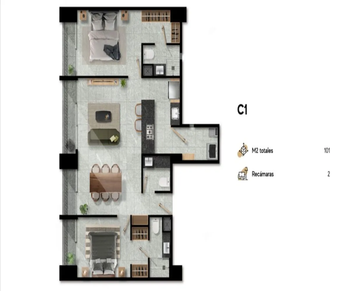 Departamento En PreVenta,Colomos Providencia,Calle Asunción 1930, Guadalajara, Jalisco 44660, 1 Cuarto,1 Baño,Calle Asunción,1,pi3Yg4l