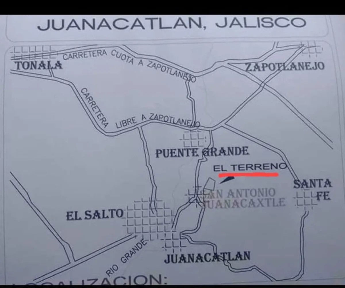 Terreno En Venta,PREDIO LA AURORA,las palmas S/N, Juanacatlán, Jalisco 45880,las palmas,pYVIO94