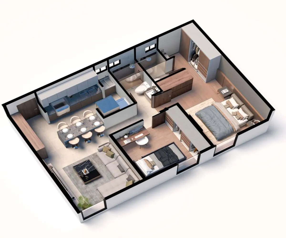 Departamento En PreVenta,Obrera,Calle Miguel de Cervantes Saavedra 377, Guadalajara, Jalisco 44140, 2 Habitaciones,2 Baños,Calle Miguel de Cervantes Saavedra,1,pjVnBpn