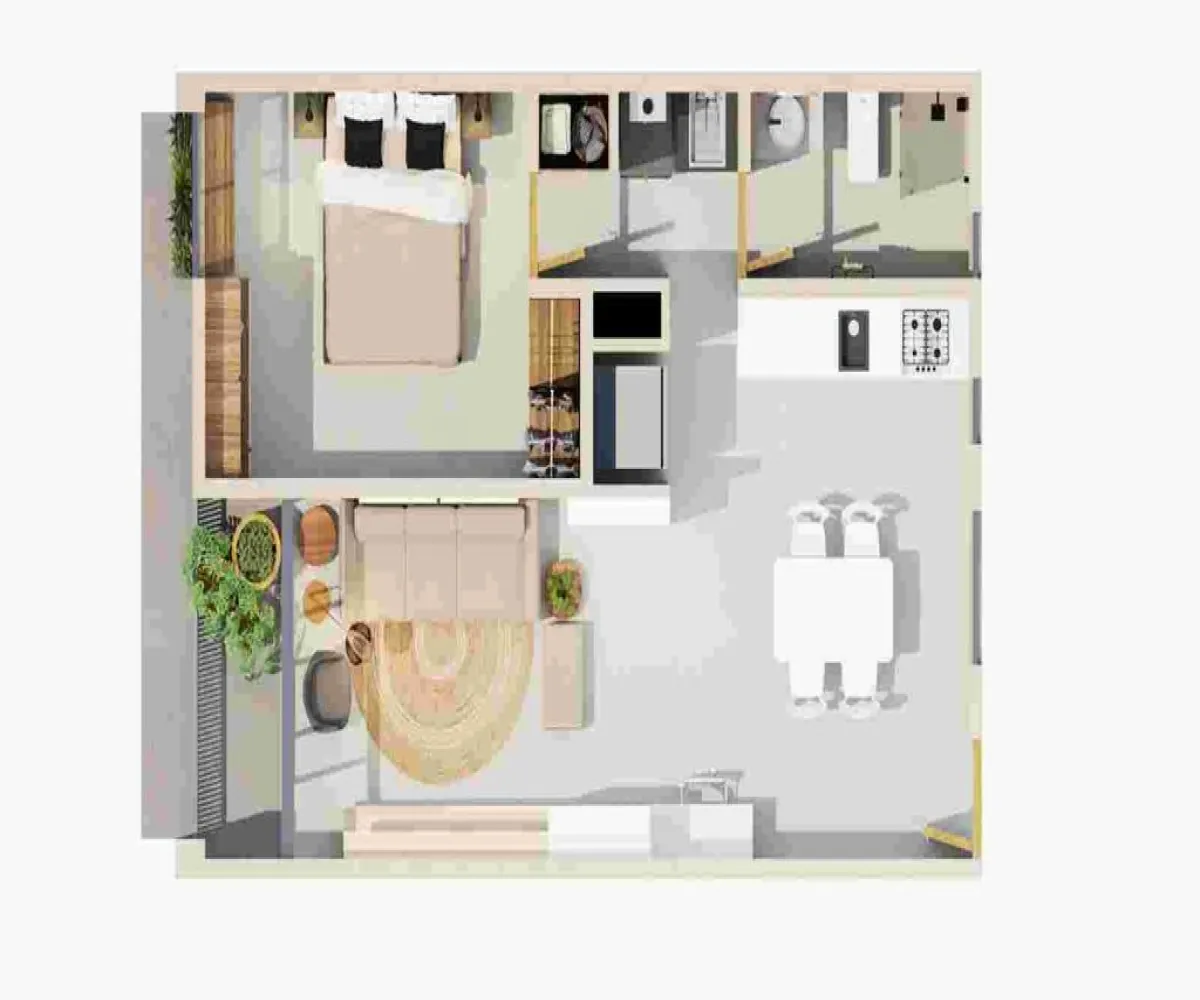 Departamento En Venta,Santa Teresita,Herrera y Cairo 1565, Guadalajara, Jalisco 44200, 1 Cuarto,1 Baño,Herrera y Cairo,1,ppli5MG