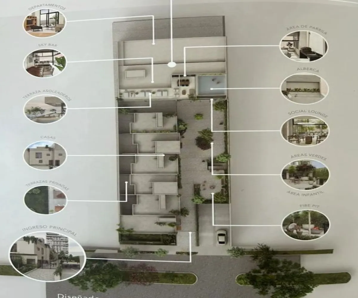 Departamento En Renta,Granja,Calzada de los Laureles S/N, Zapopan, Jalisco 45010, 2 Habitaciones,2 Baños,Calzada de los Laureles,1,pEIJlZZ