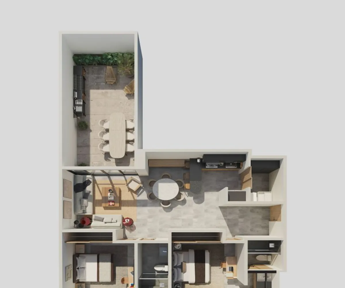 Departamento En Venta,Colli Urbano,Calle Felipe Ruvalcaba 5790, Zapopan, Jalisco 45070, 2 Habitaciones,2 Baños,Calle Felipe Ruvalcaba,7,powwMFF