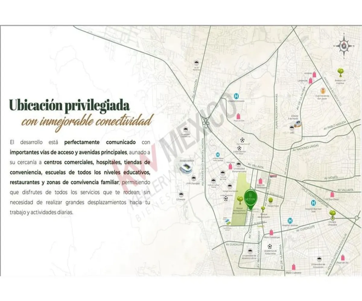 Departamento En Venta,Arcos de Guadalupe,AV. PIOTR ILICH TCHAIKOVSKI 474 m105, Zapopan, Jalisco 45037, 2 Habitaciones,2 Baños,AV. PIOTR ILICH TCHAIKOVSKI,1,p6P8Jvj