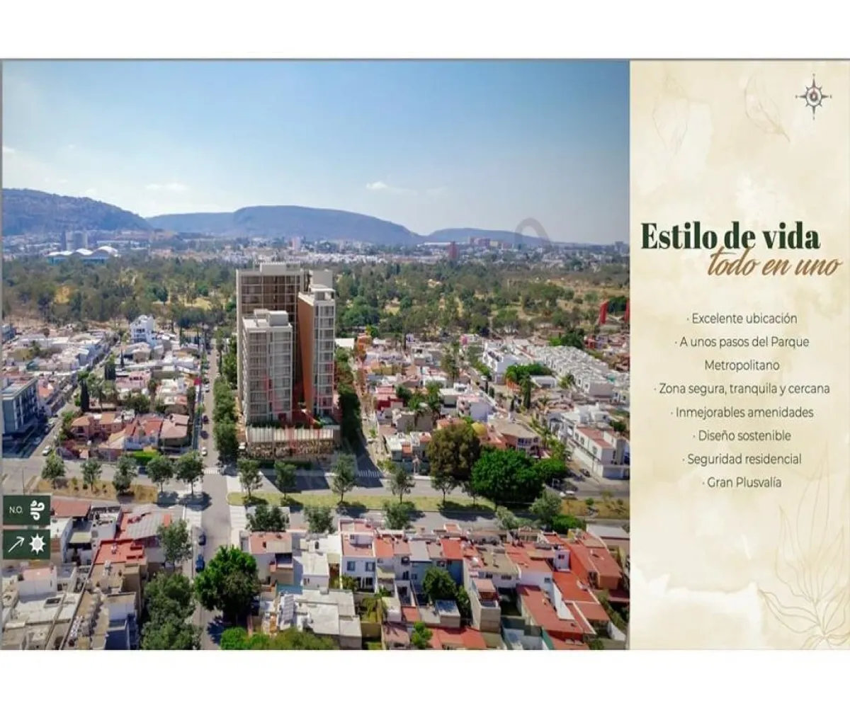 Departamento En Venta,Arcos de Guadalupe,AV. PIOTR ILICH TCHAIKOVSKI 474 m105, Zapopan, Jalisco 45037, 2 Habitaciones,2 Baños,AV. PIOTR ILICH TCHAIKOVSKI,1,p6P8Jvj