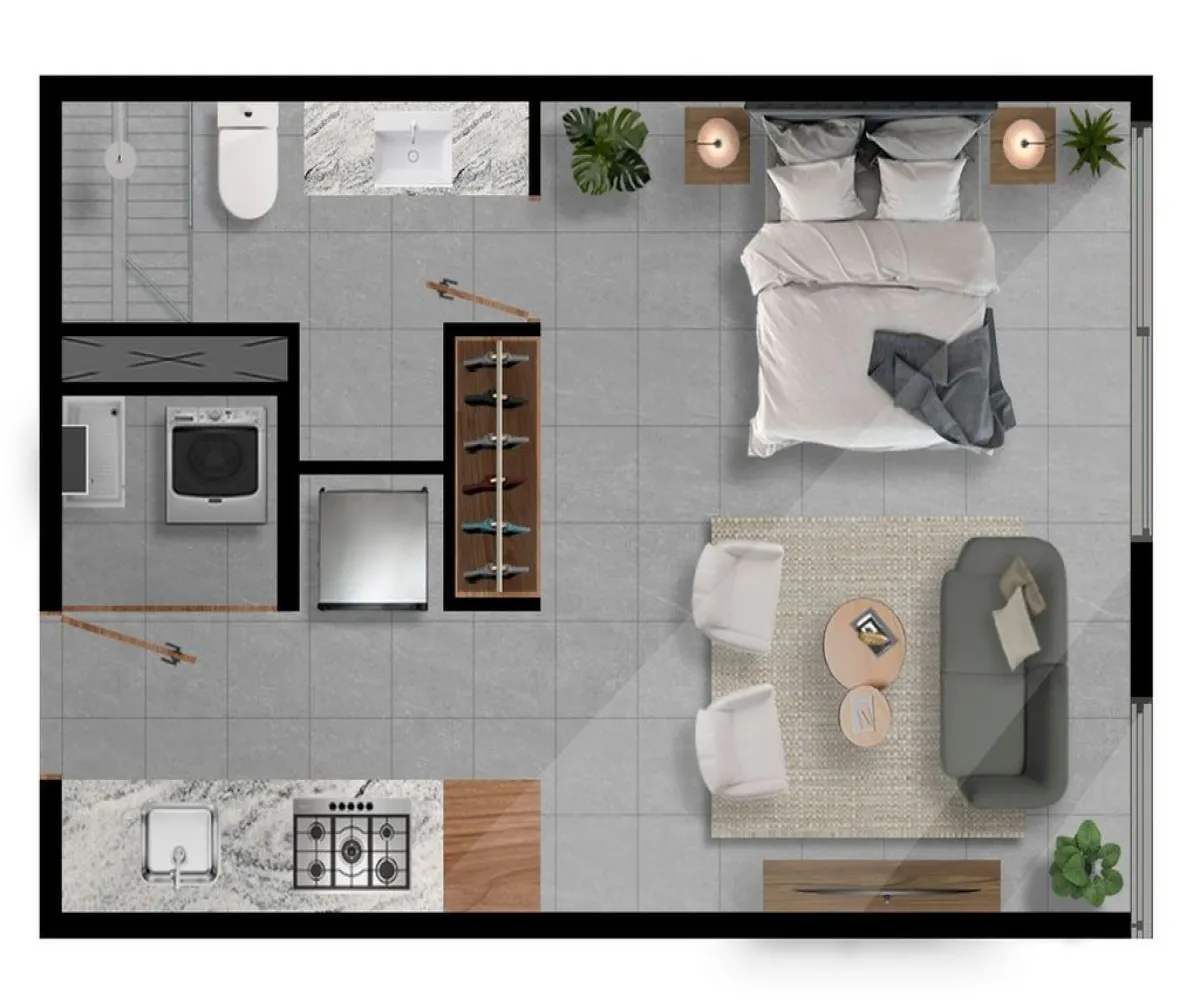 Departamento En Venta,Colomos Providencia,Brasilia 1, Guadalajara, Jalisco 44660, 2 Habitaciones,2 Baños,Brasilia,1,pLnJkez