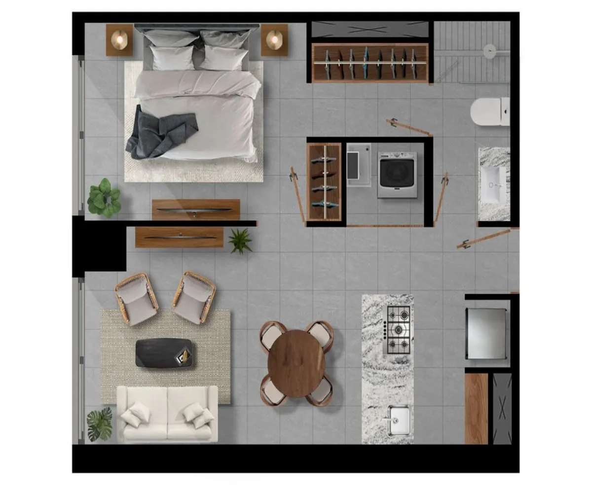 Departamento En Venta,Colomos Providencia,Brasilia 1, Guadalajara, Jalisco 44660, 2 Habitaciones,2 Baños,Brasilia,1,pLnJkez