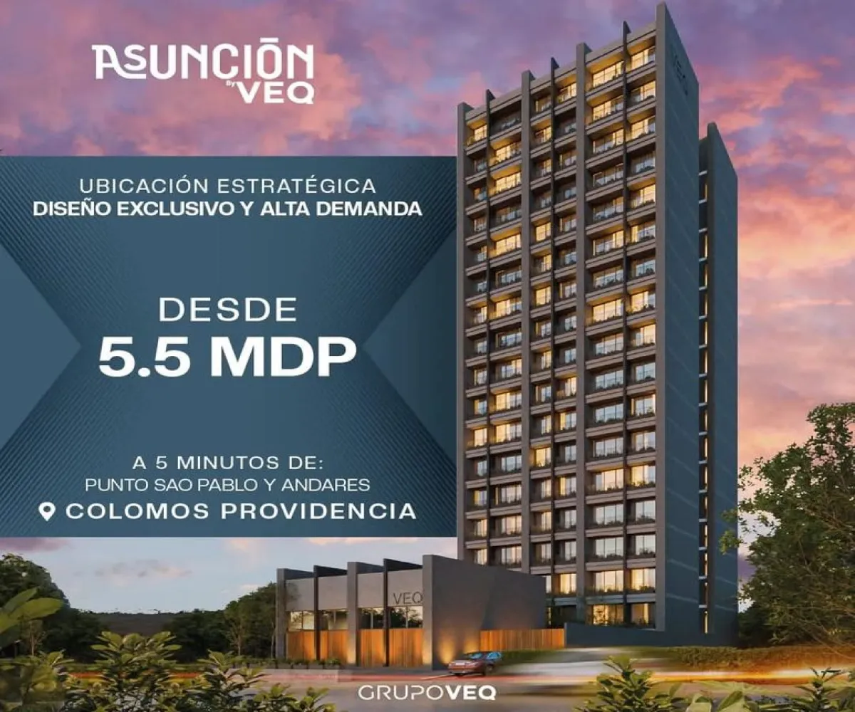 Departamento En PreVenta,Colomos Providencia,Calle Asunción S/N, Guadalajara, Jalisco 44660, 2 Habitaciones,2 Baños,Calle Asunción,1,pX0IRnO Departamento En PreVenta,Colomos Providencia,Calle Asunción S/N, Guadalajara, Jalisco 44660, 2 Habitaciones,2 Baños,Calle Asunción,1,pX0IRnO