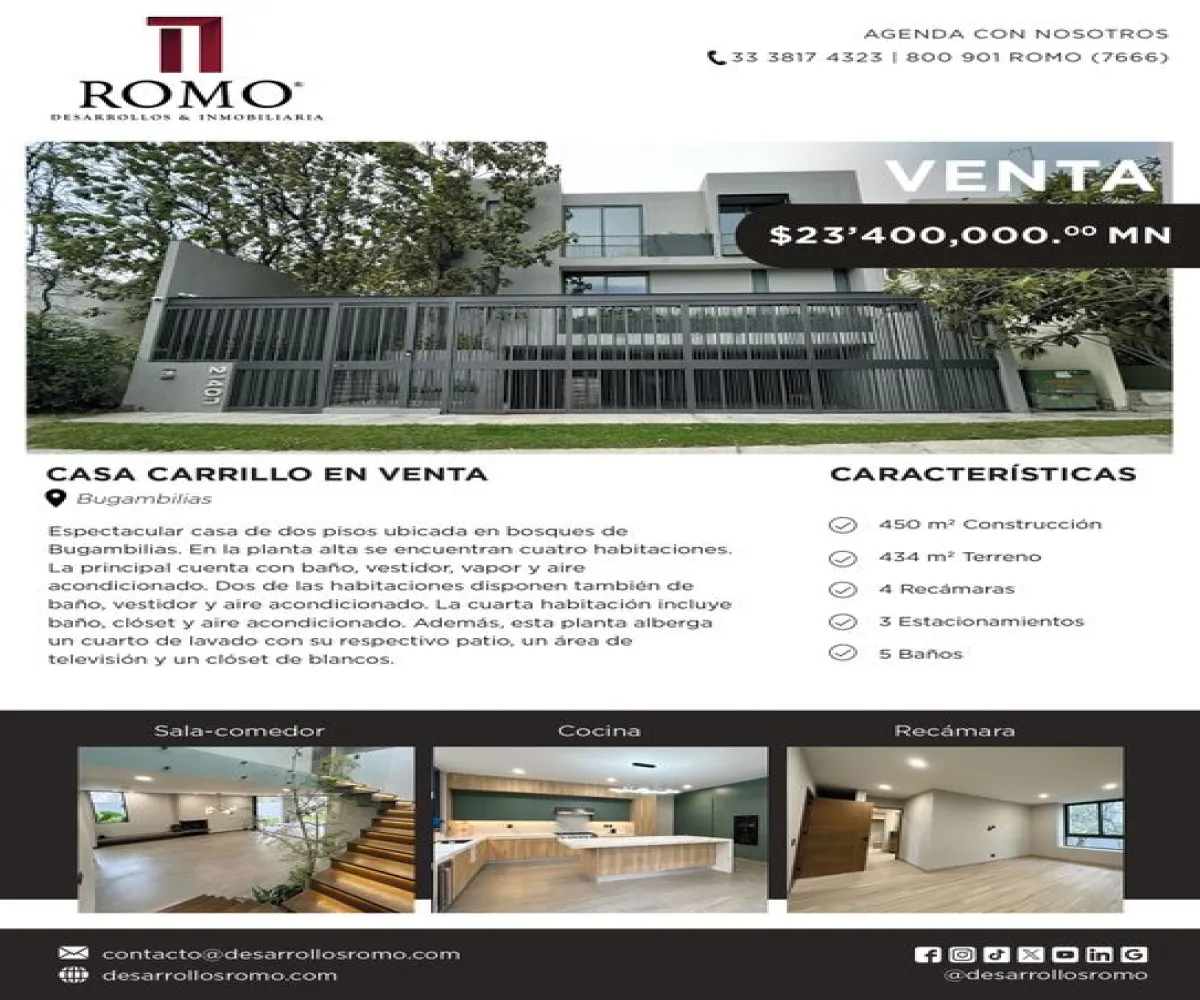 Casa En Venta,Ciudad Bugambilias,Paseo de la Vicuña 2140, Zapopan, Jalisco 45237, 4 Habitaciones,4 Baños,Paseo de la Vicuña,1,pPrlykB Casa En Venta,Ciudad Bugambilias,Paseo de la Vicuña 2140, Zapopan, Jalisco 45237, 4 Habitaciones,4 Baños,Paseo de la Vicuña,1,pPrlykB