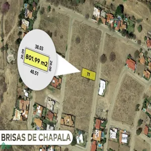 Terreno En Venta,Brisas de Chapala,Tormenta L11 M9, Chapala, Jalisco 45901,Tormenta,MX23398388