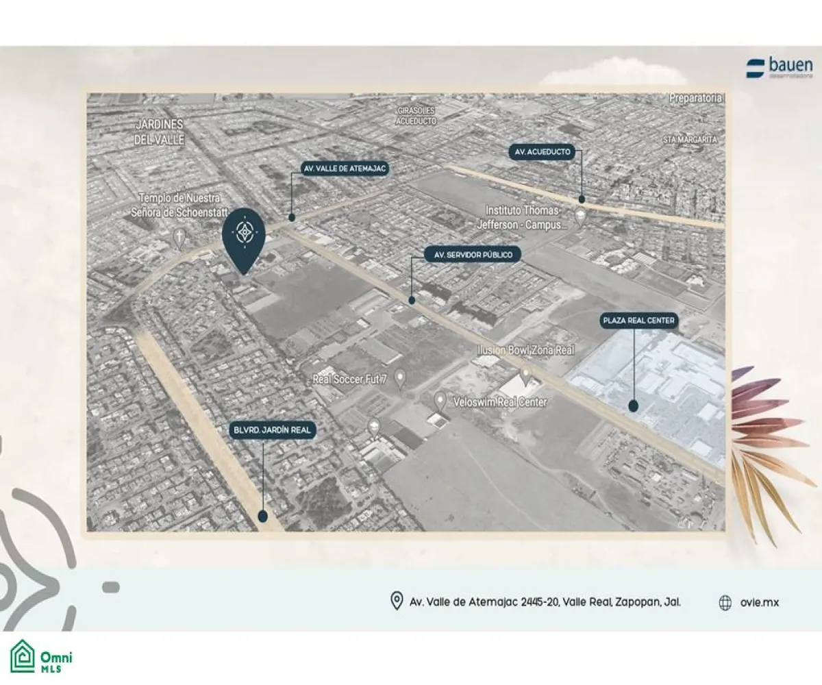 En Venta,Valle Real,Av. Valle de Atemajac 2445-20, Zapopan, Jalisco 45138, 3 Habitaciones,2 Baños,Av. Valle de Atemajac,1,MX23428022