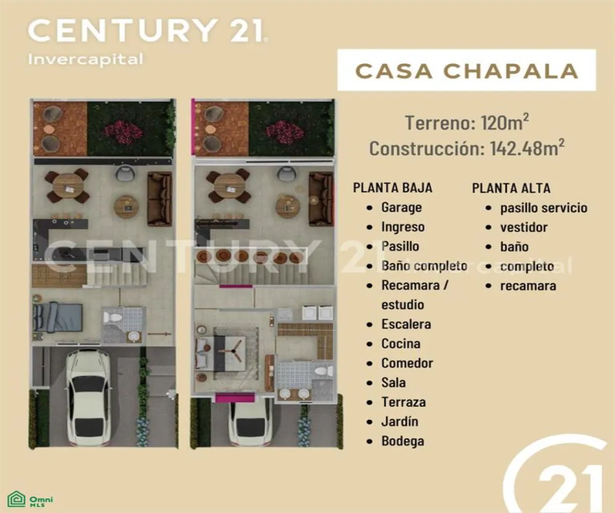 En Venta,Chapala Centro,La Estación 86, Chapala, Jalisco 45900, 2 Habitaciones,3 Baños,La Estación,2,MX24803866