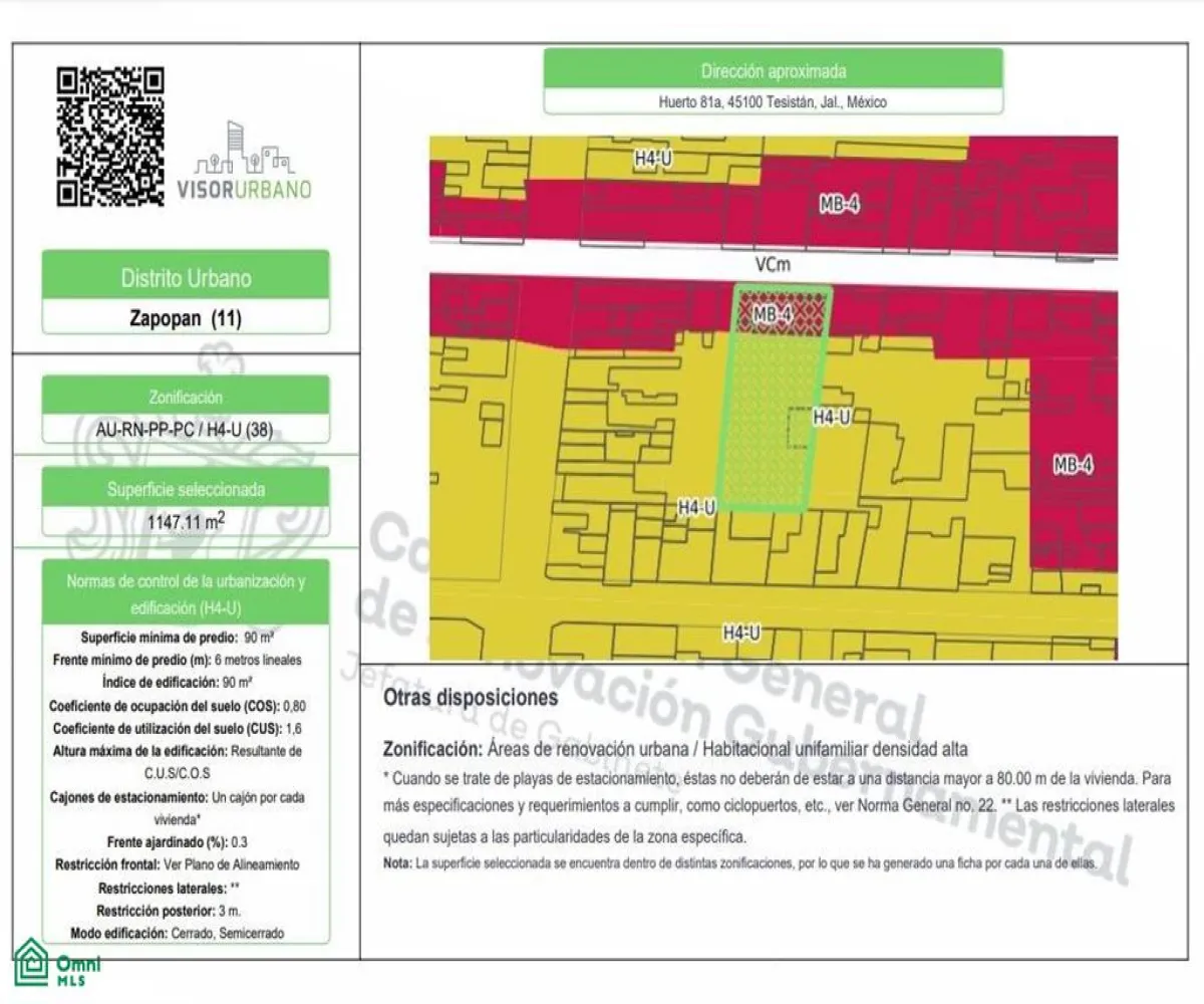 Terreno En Venta,Residencial Tesistán,Huerto 85, Zapopan, Jalisco 45230,Huerto,MX2485407 Terreno En Venta,Residencial Tesistán,Huerto 85, Zapopan, Jalisco 45230,Huerto,MX2485407
